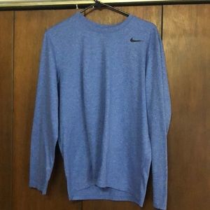 Men’s Nike long sleeve Dri-fit material